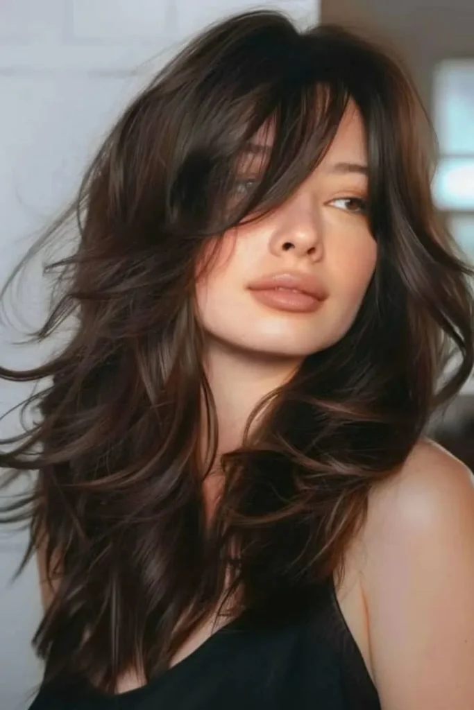 20+ Trendy Long Hair With Bangs Ideas to Refresh Your Look in 2025 5 Medium LengthHaircutsforStraightHair