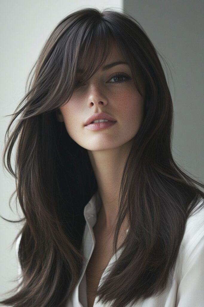 20+ Trendy Long Hair With Bangs Ideas to Refresh Your Look in 2025 4 c185a273f36fa3a7b9161e133f9ba3ba