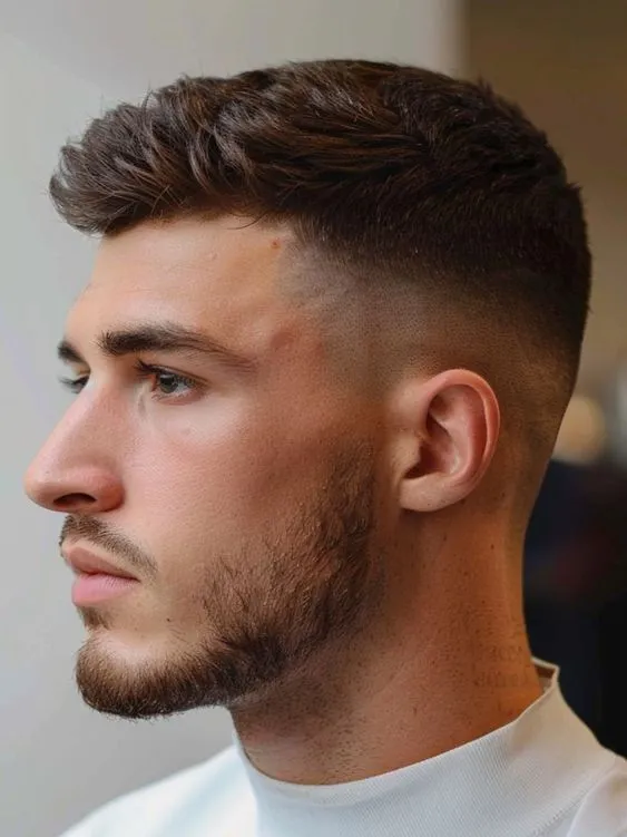 30 Modern Crew Cut Haircuts For Men 3 Textured Crew Cut