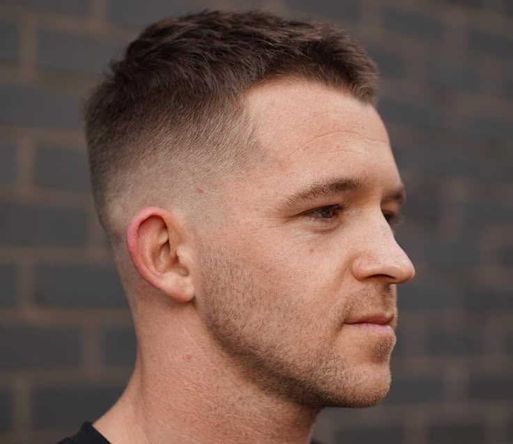 30 Modern Crew Cut Haircuts For Men 26 Crew Cut for Receding Hairline