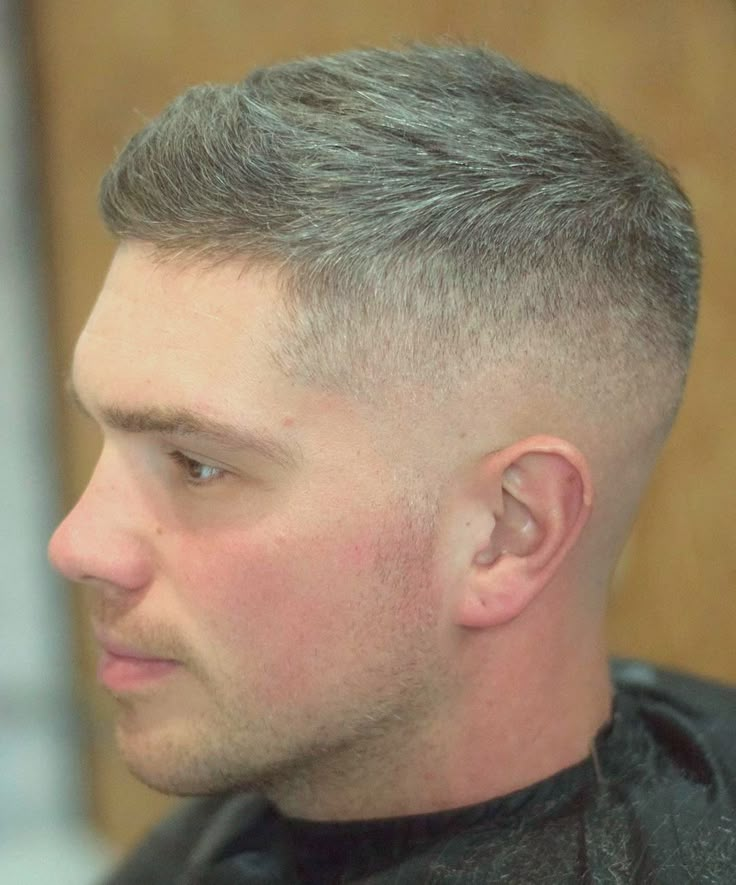 30 Modern Crew Cut Haircuts For Men 4 High Fade Crew Cut