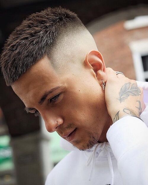 15+ Modern & Low-Maintenance Crew Cut Haircuts for Men in 2025 14 p 12 1