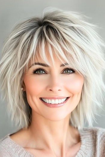15+ Eye-Catching Short Shag Hairstyle Ideas to Transform Your Look 12 15+ Eye-Catching Short Shag Hairstyle Ideas to Transform Your Look