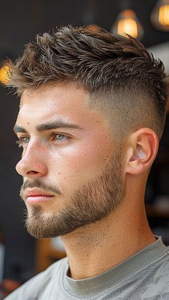 15+ Modern & Low-Maintenance Crew Cut Haircuts for Men in 2025 18 p 16