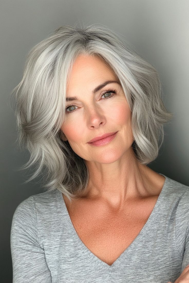 15+ Gray Hairstyles for Older Women | Chic & Timeless Ideas 22 15+ Gray Hairstyles for Older Women | Chic & Timeless Ideas