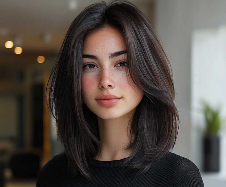 21 Shoulder-Length Haircuts With Layers That Add Volume, Shape & Style 21 21 Shoulder-Length Haircuts With Layers That Add Volume, Shape & Style