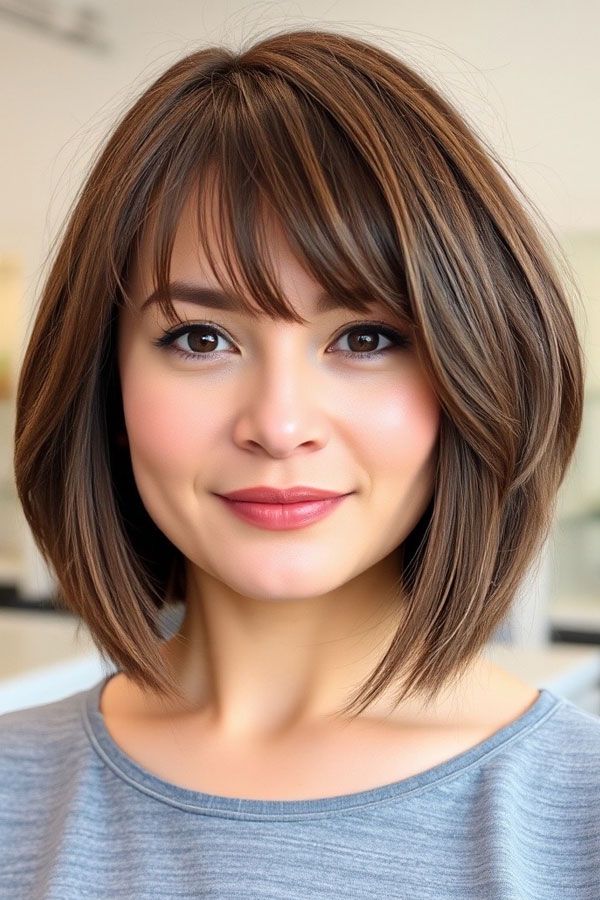 13+ Feathered Bob Hairstyles for a Soft, Chic Look 3 p 1 27
