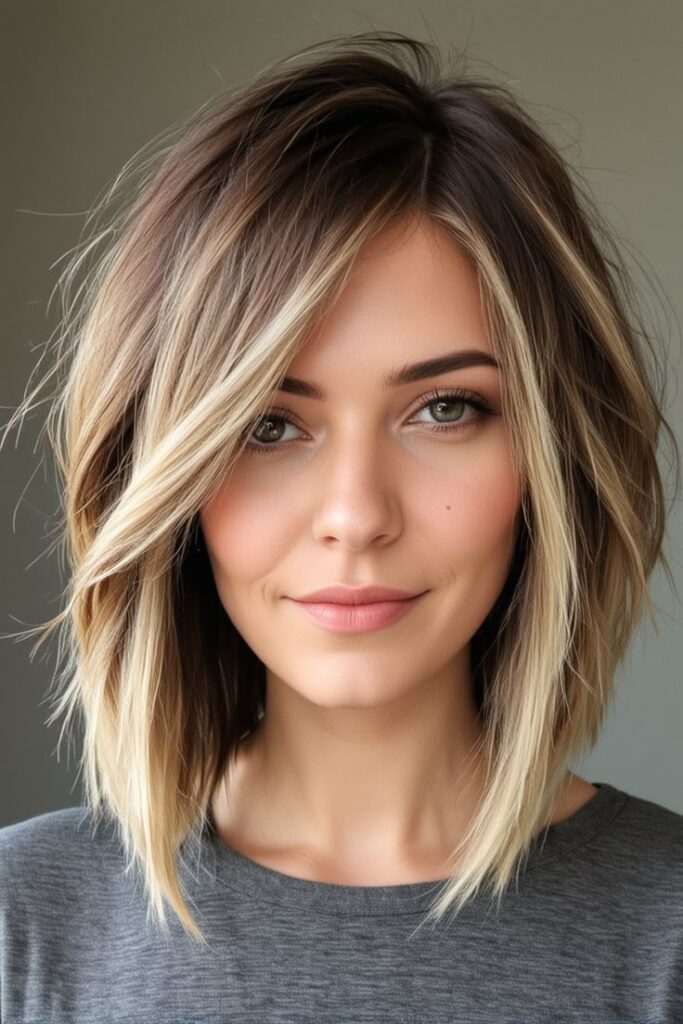 20 Sleek Lob (Long Bob) Haircuts for a Timeless Chic Look 16 p 14 15