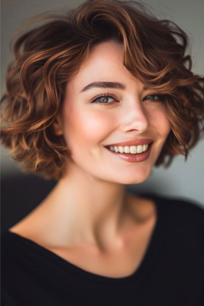 15+ Short Winter Hairstyles That Are Cute, Cozy & Chic 17 p 15 33