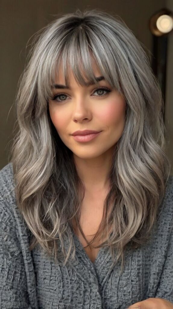 15+ Gray Blending For Dark Hair Styles for 2025 4 p 2 31