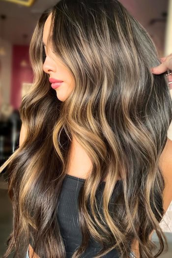 15+ Dazzling Dark Brown Hair Ideas To Elevate Your Look This Season 9 p 7 24