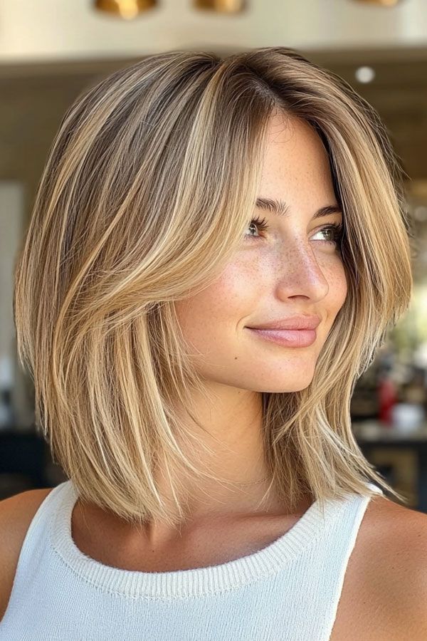 15+ Charming Medium Bob Haircuts You’ll Want to Copy Instantly 9 p 7 25
