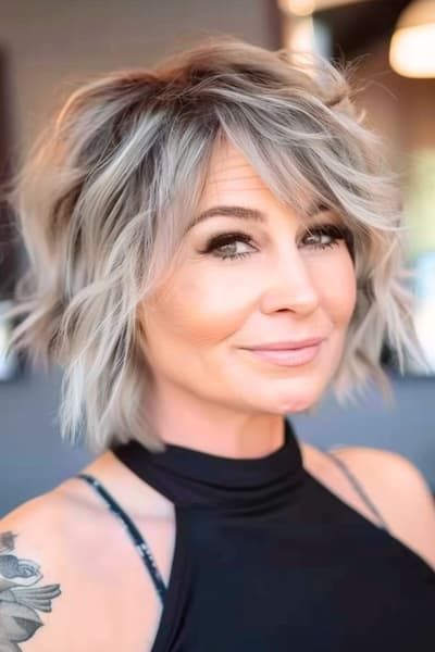 20 Flattering Bobs for Women Over 50 10 p 8 19