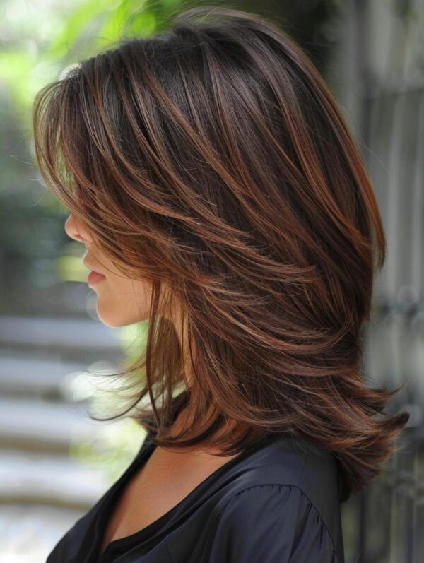 15+ Chic Medium-Length Layered Haircuts to Refresh Your Look 11 p9