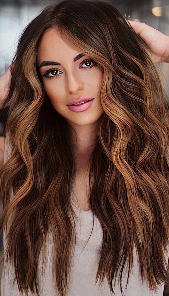 21 Winter Hair Colors For Brunettes That Are Anything But Boring 2 winter hair colors 49